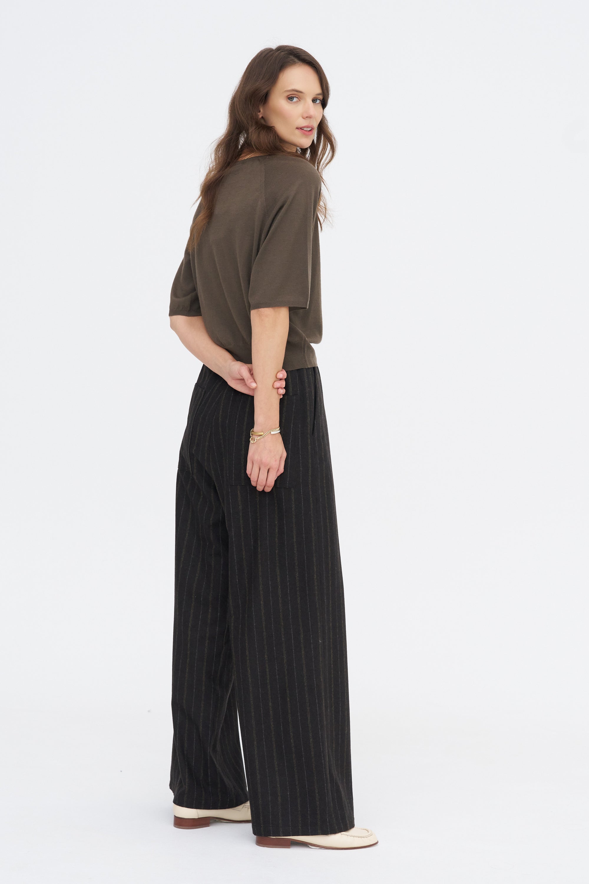 Solange Superfine Merino Top, Loden