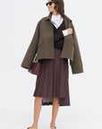 Merino & Cashmere Cardigan, Brown