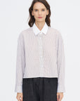 Embellished Striped Shirt, Stripe