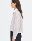Embellished Striped Shirt, Stripe