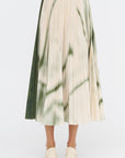 Soleil Skirt, Green & White