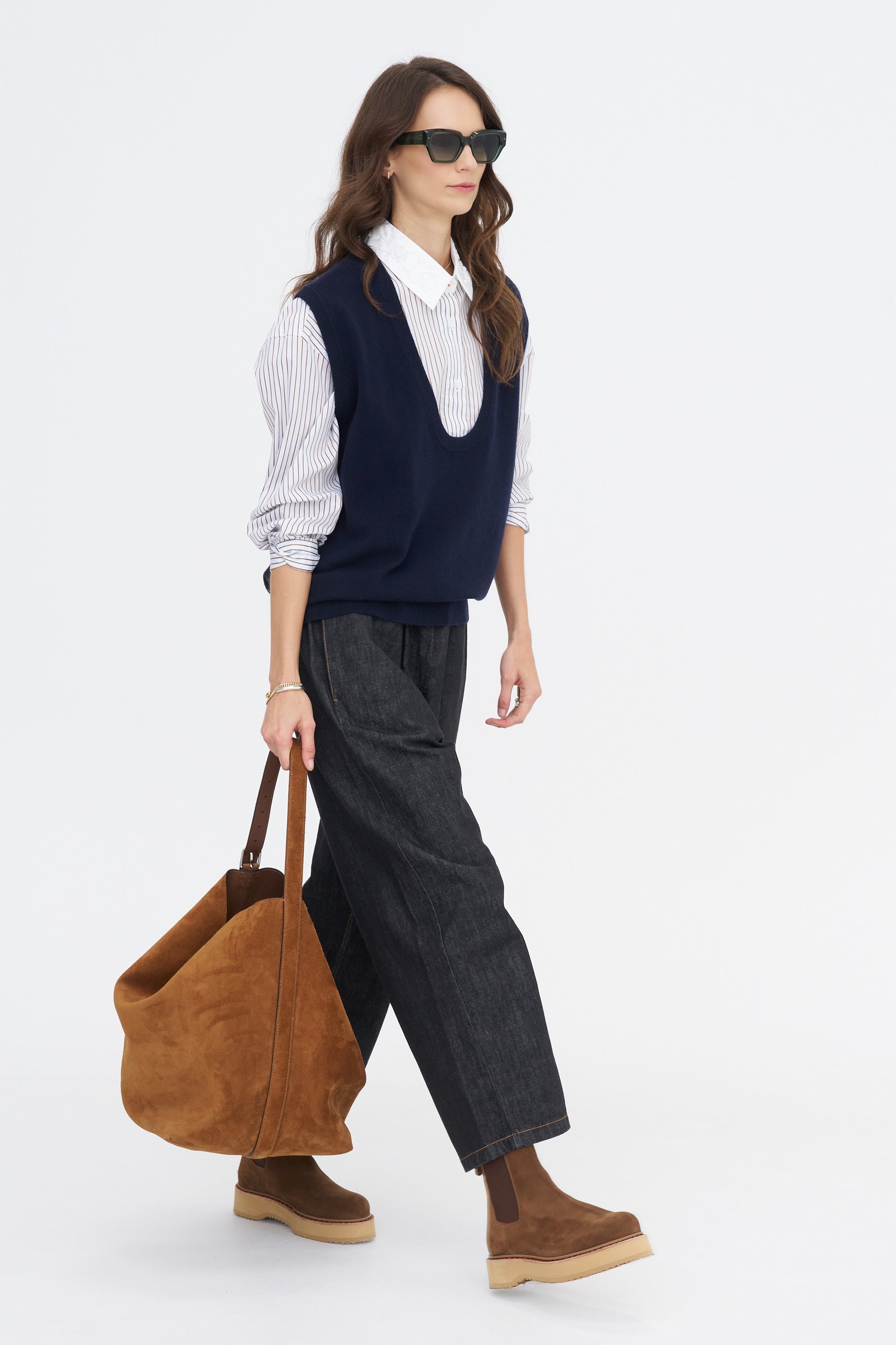 Embellished Striped Shirt, Stripe