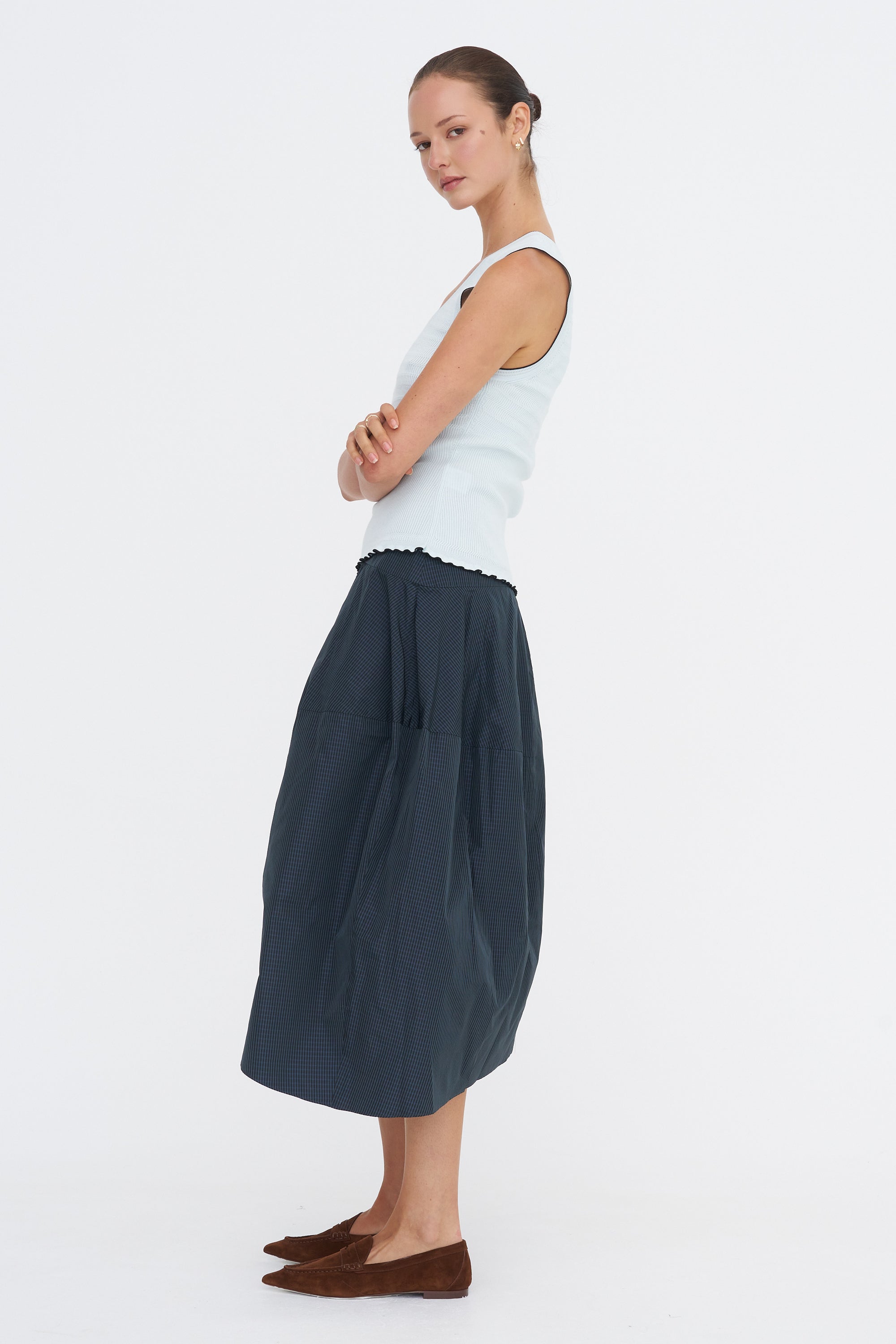 Eloise Knit Top, Frost