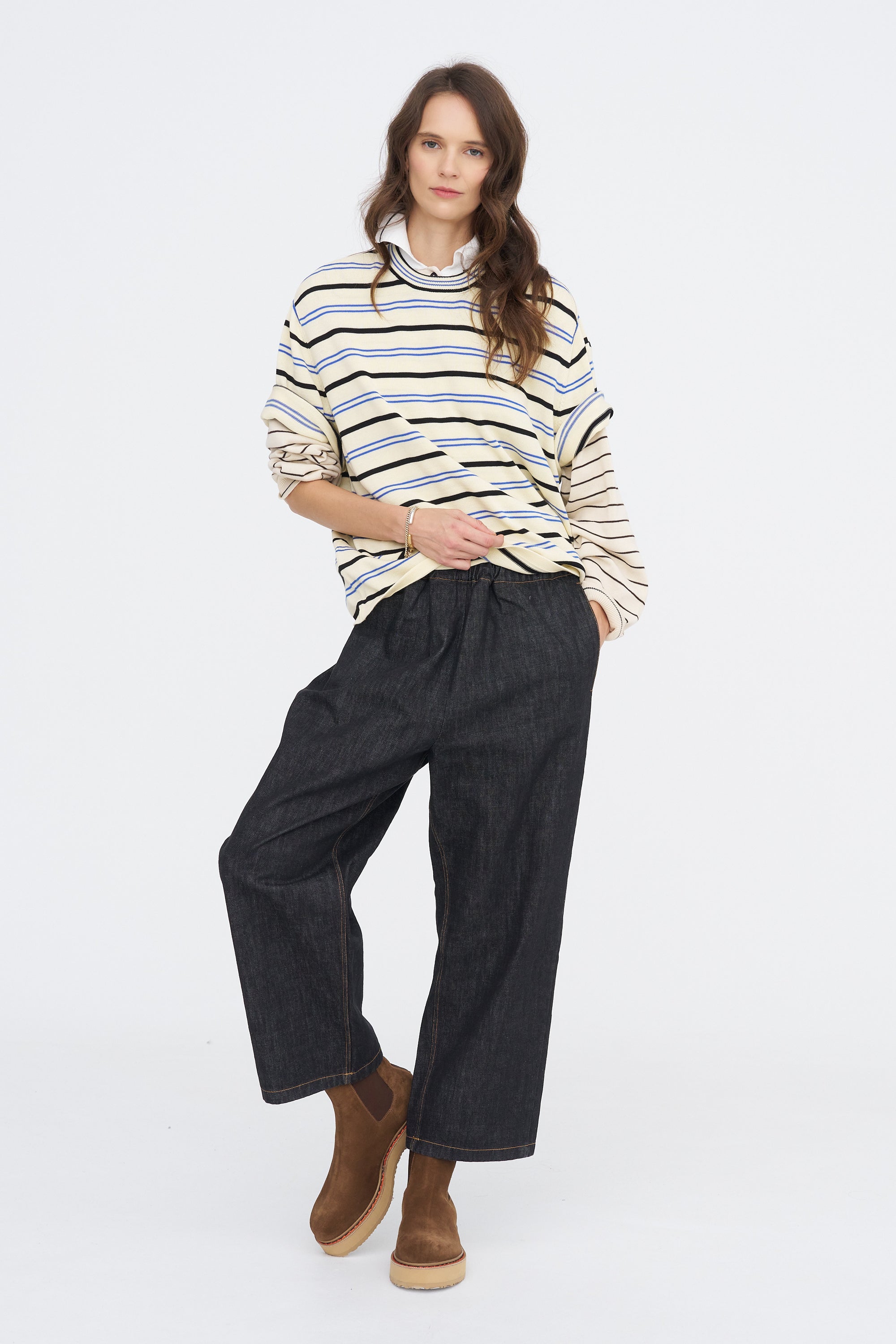 Organic Cotton Striped T-Shirt, Stripe