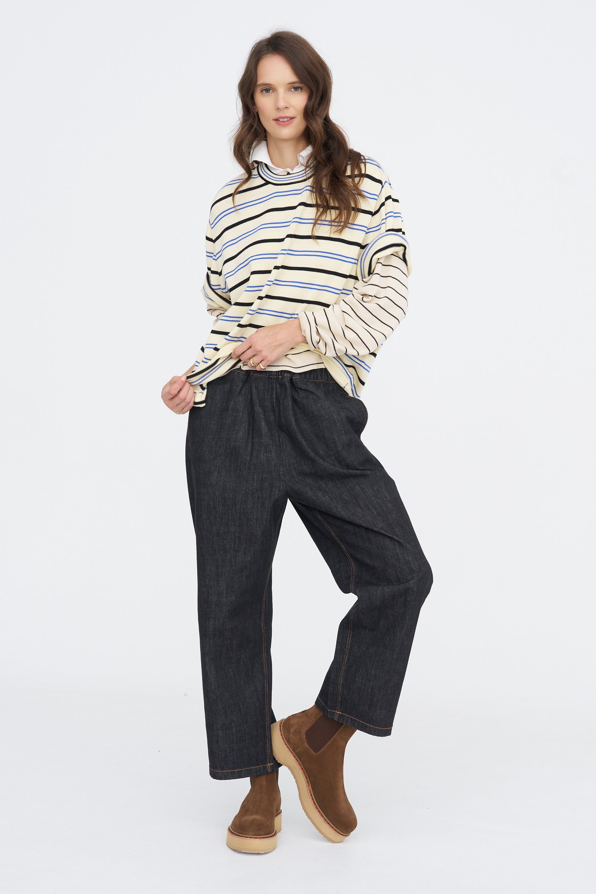 Organic Cotton Striped T-Shirt, Stripe