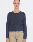 Nidia Macrame Jacket, Navy & Slate