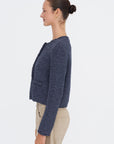 Nidia Macrame Jacket, Navy & Slate
