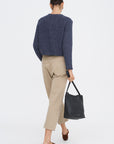Nidia Macrame Jacket, Navy & Slate