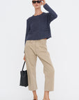 Nidia Macrame Jacket, Navy & Slate