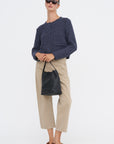 Nidia Macrame Jacket, Navy & Slate