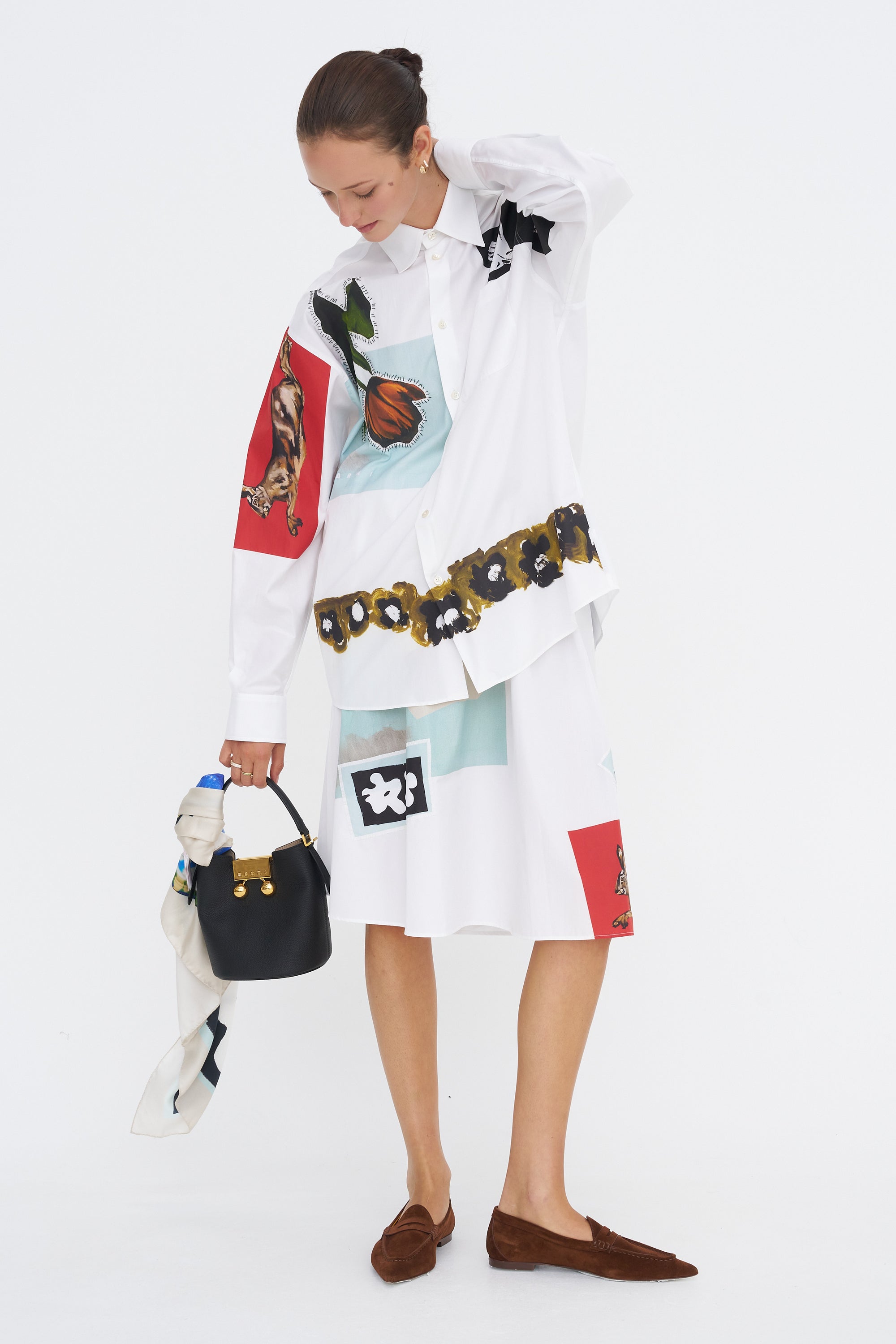Poplin Shirt, Lily White