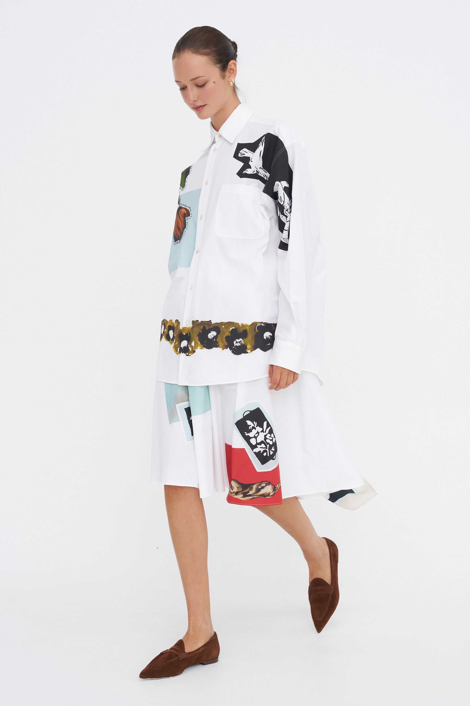 Poplin Shirt, Lily White