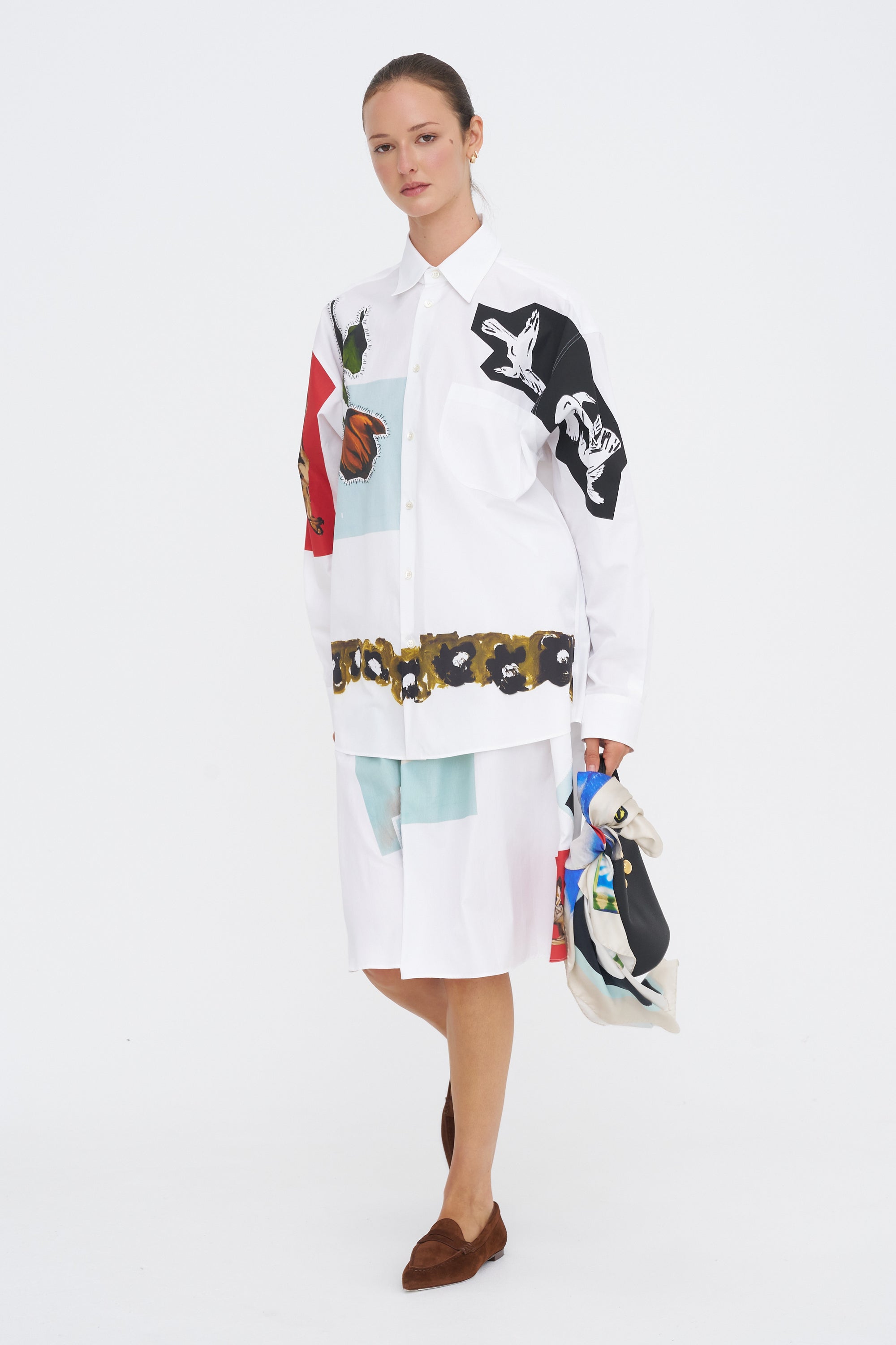 Poplin Shirt, Lily White