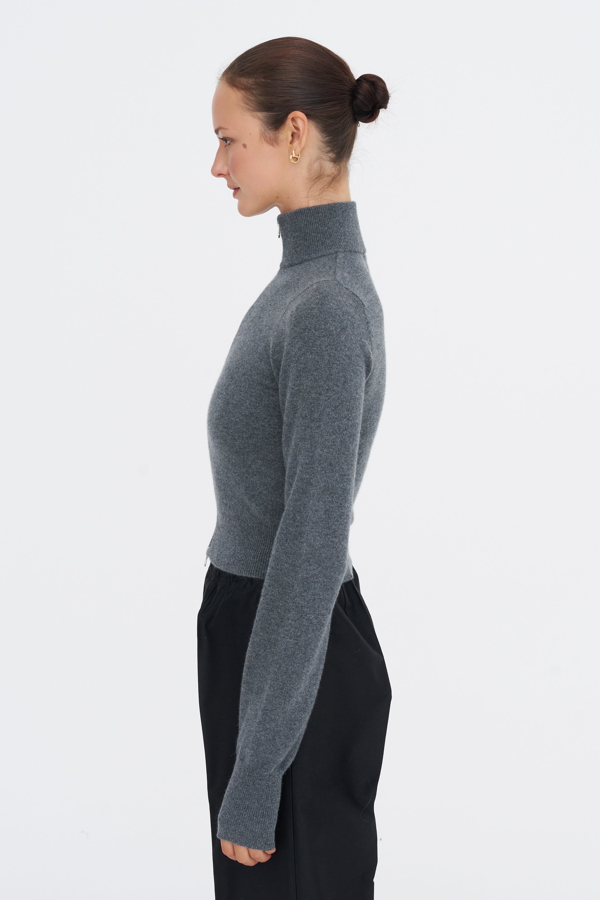 Extreme Cashmere N°302 Lemon, Felt – Kick Pleat