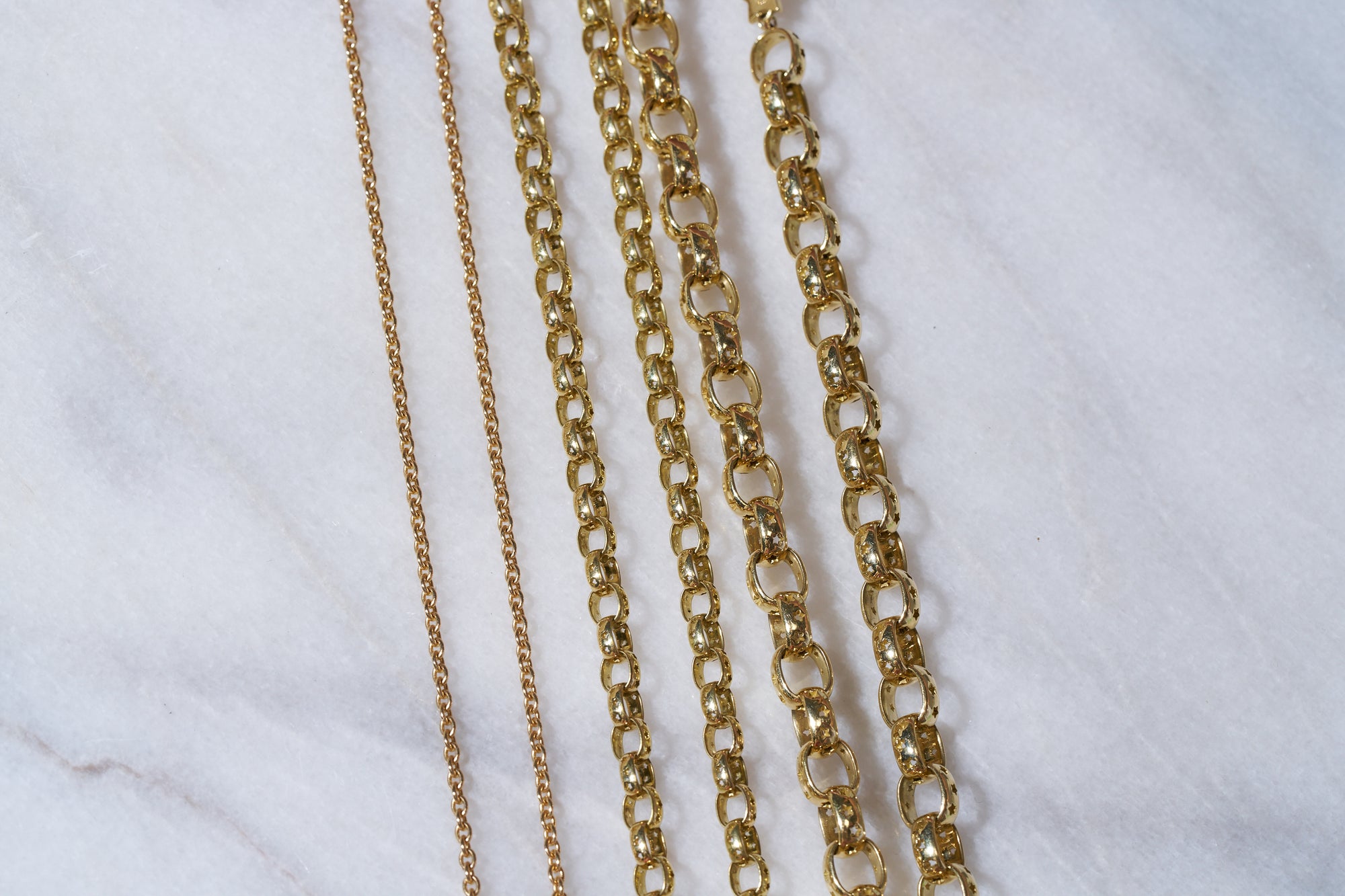 Moa Chain - Mini, Yellow Gold
