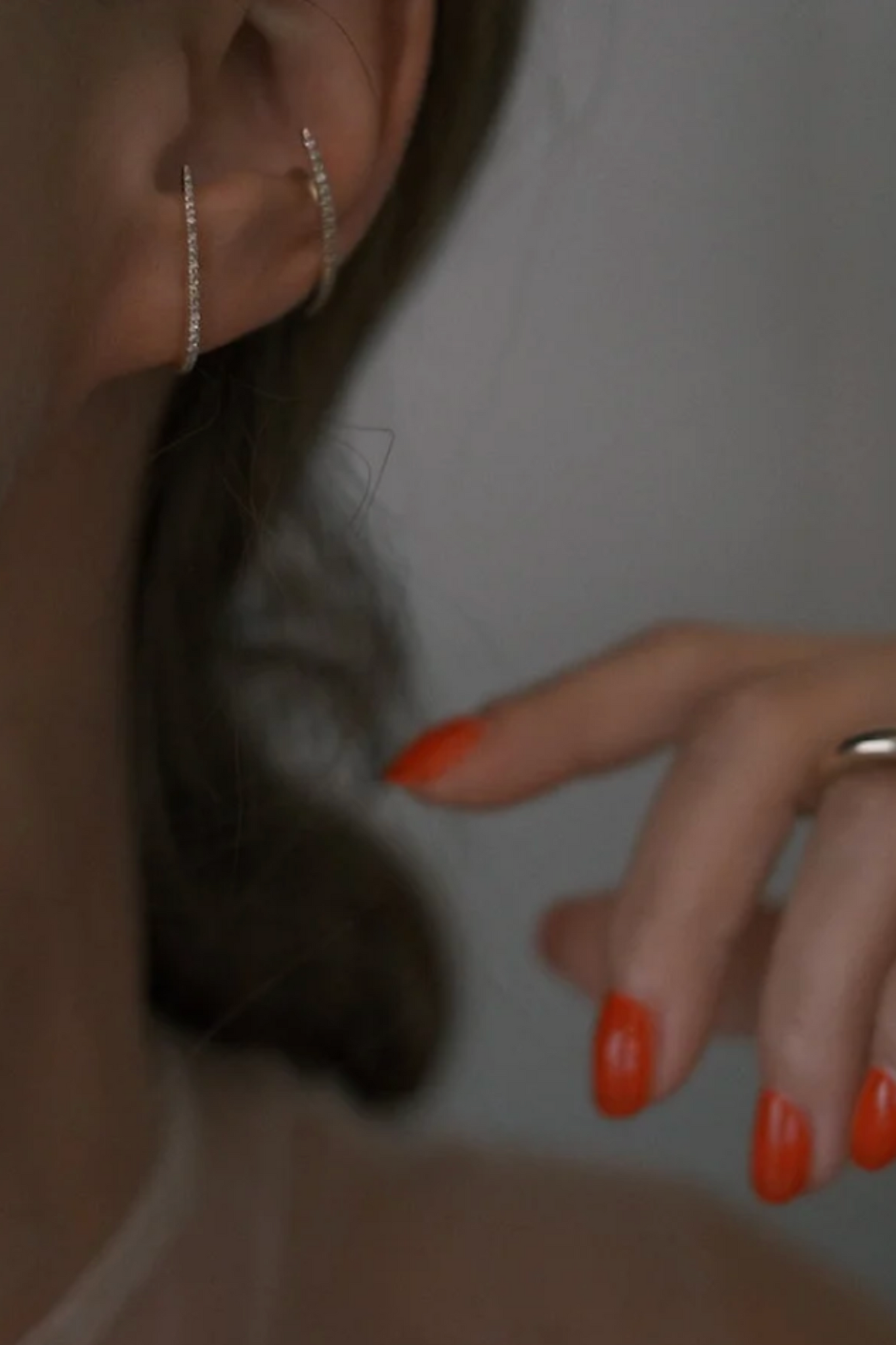 Gabriela Artigas - Kiba Earring, White Pave Diamonds