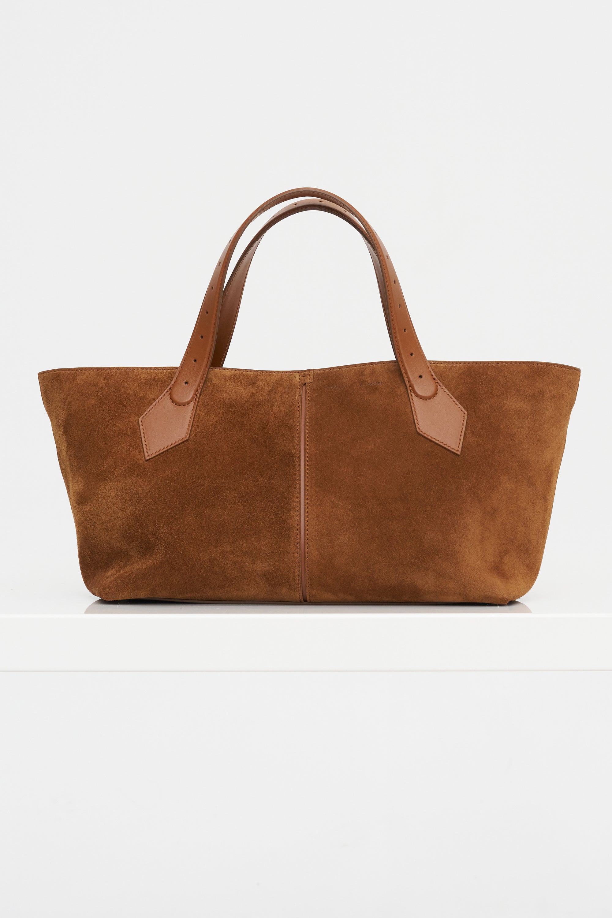 East West Chelsea Tote, Saddle