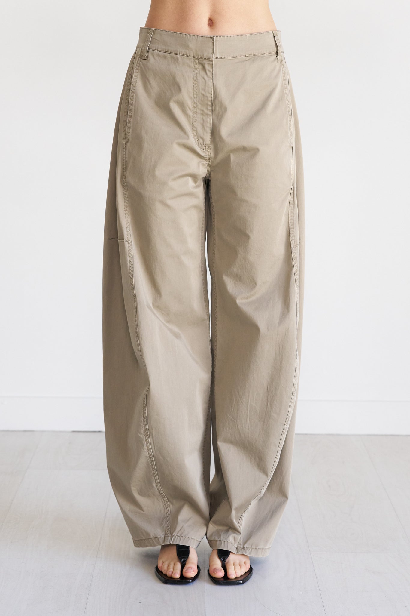 TIBI - Sid Chino Pant, Acorn