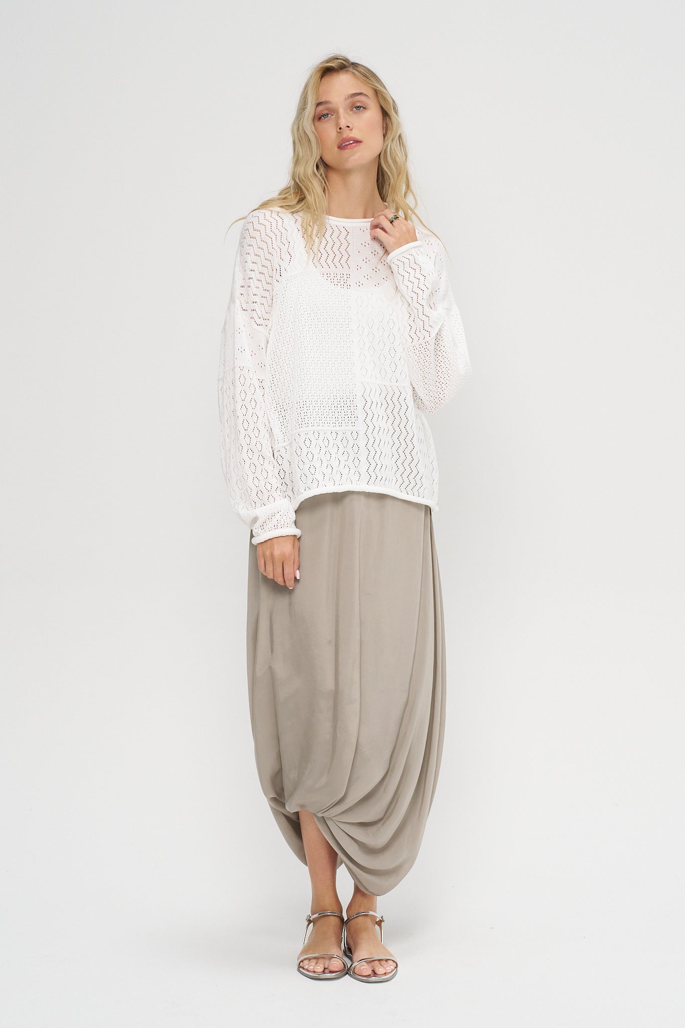 Skirt Balloon, Pewter