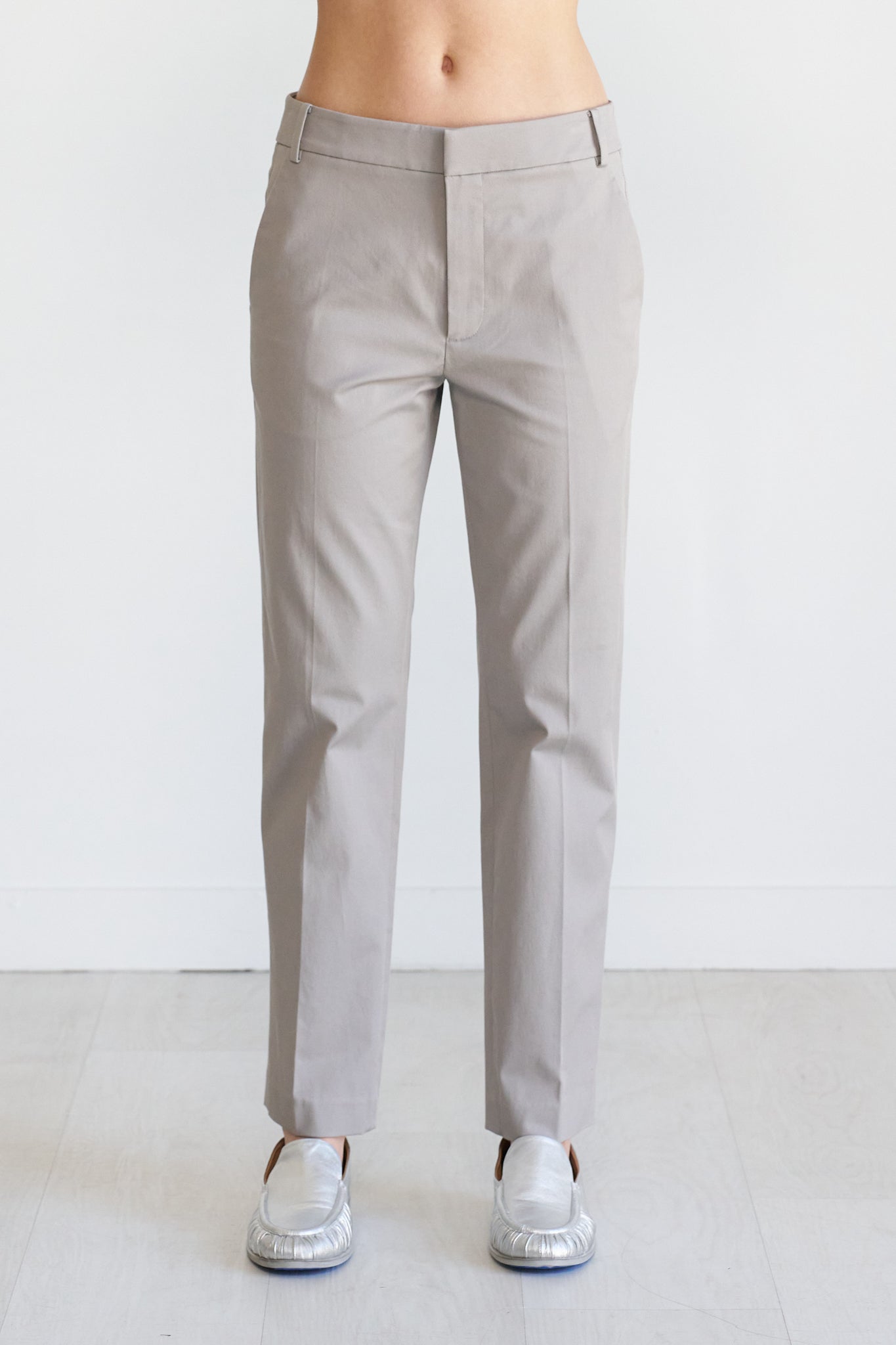 TIBI - Oliver Ankle Pant, Grey Moon