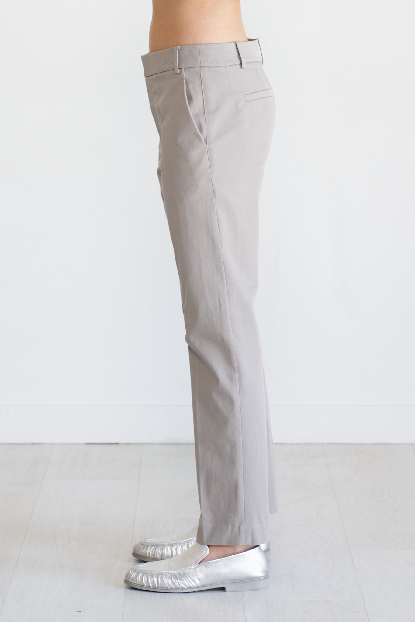 TIBI - Oliver Ankle Pant, Grey Moon