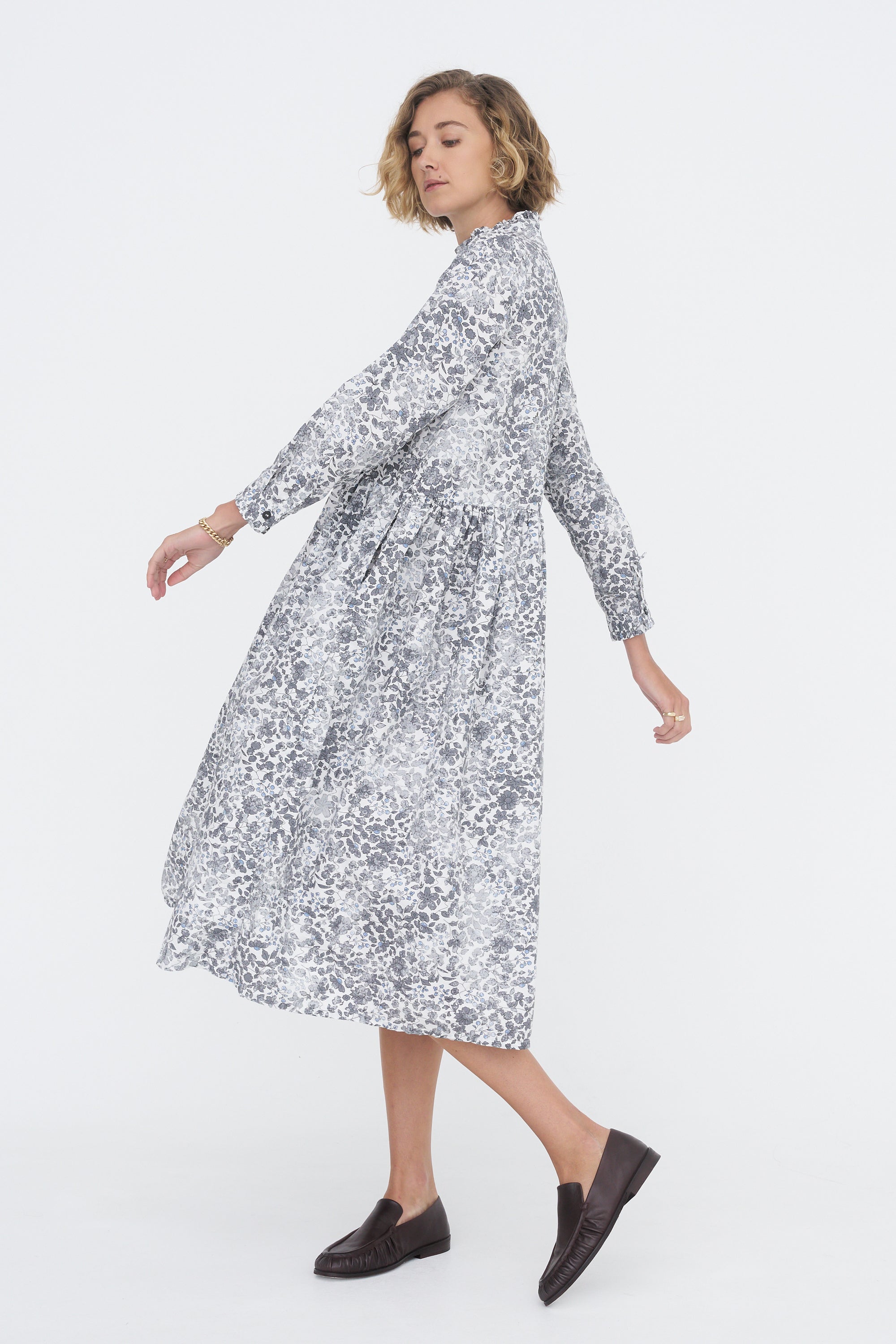 Greta Dress, Bright Flower