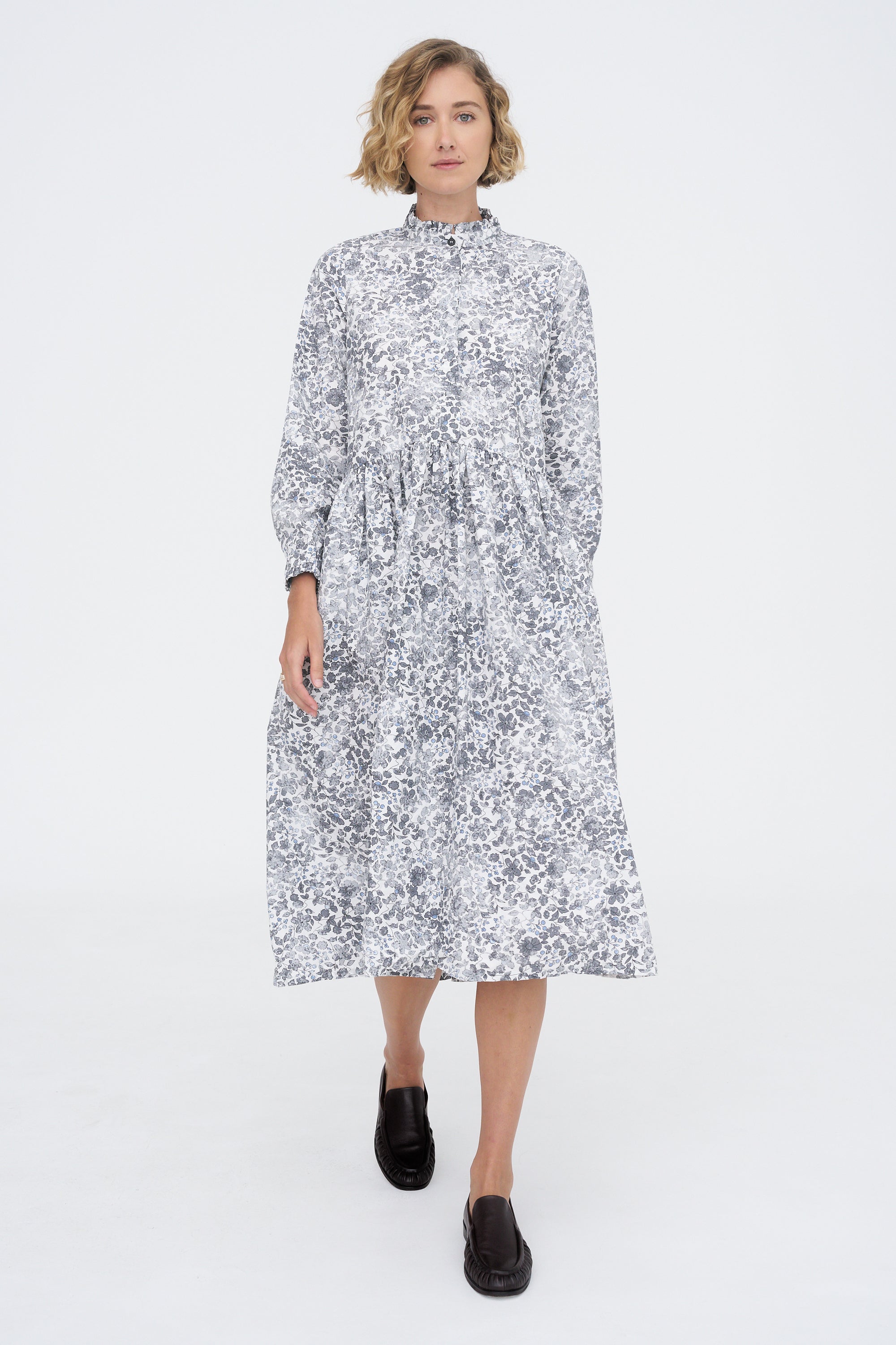 Greta Dress, Bright Flower