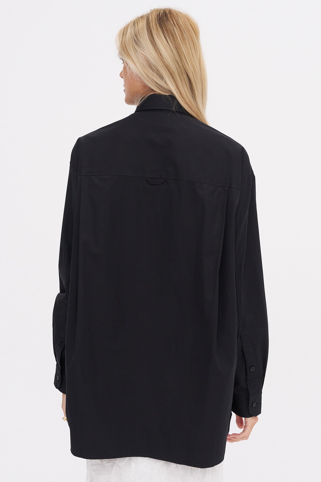 A-Line Tunic Shirt, Black