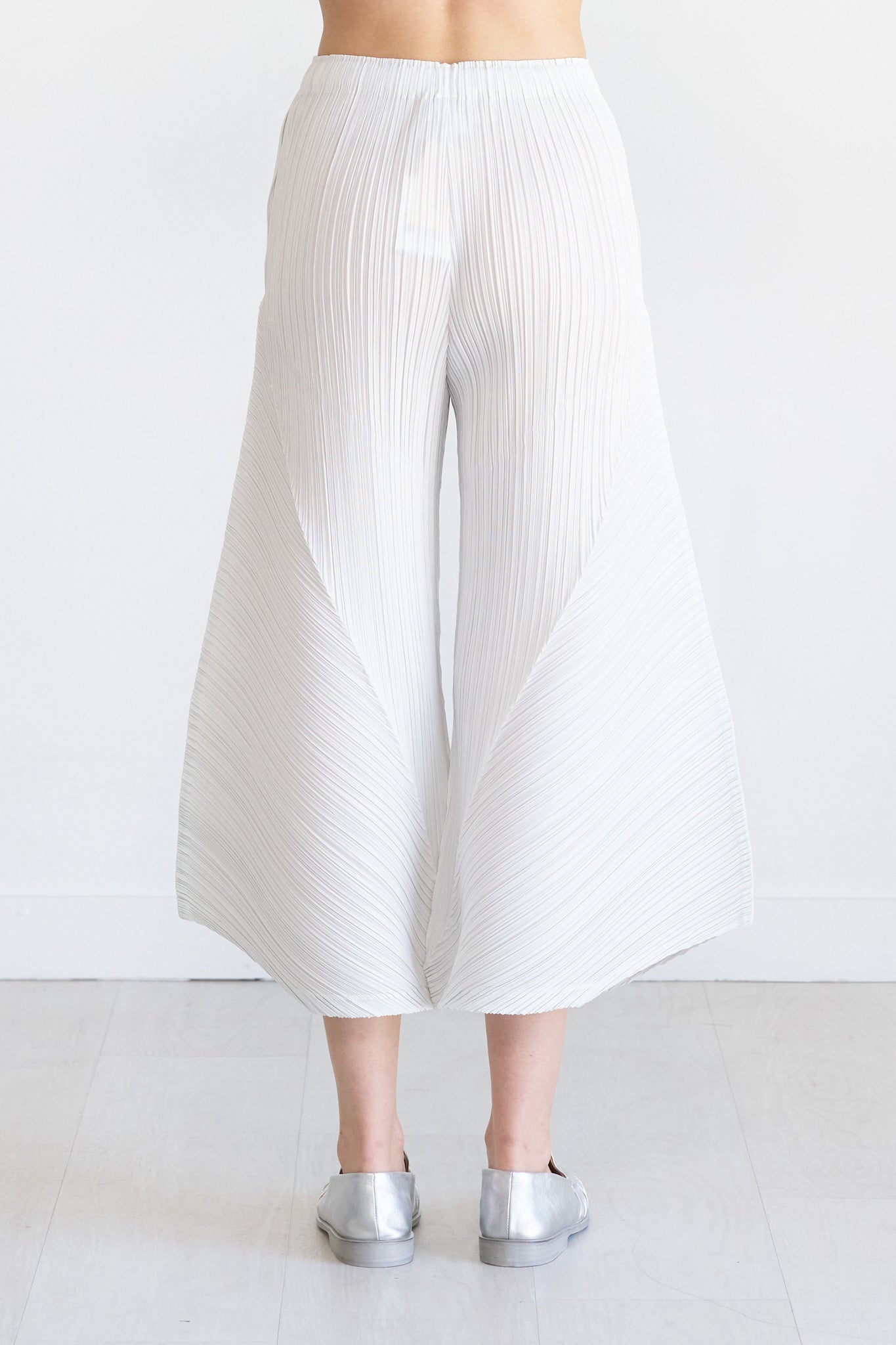 Pleats Please by Issey Miyake - Thicker Bottoms 2, Ice White