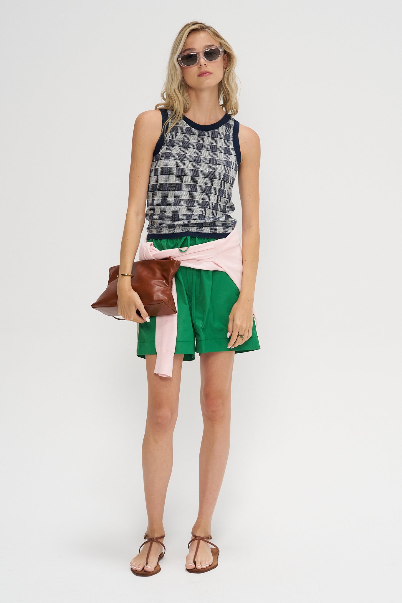 Gingham Tank, Midnight Combo