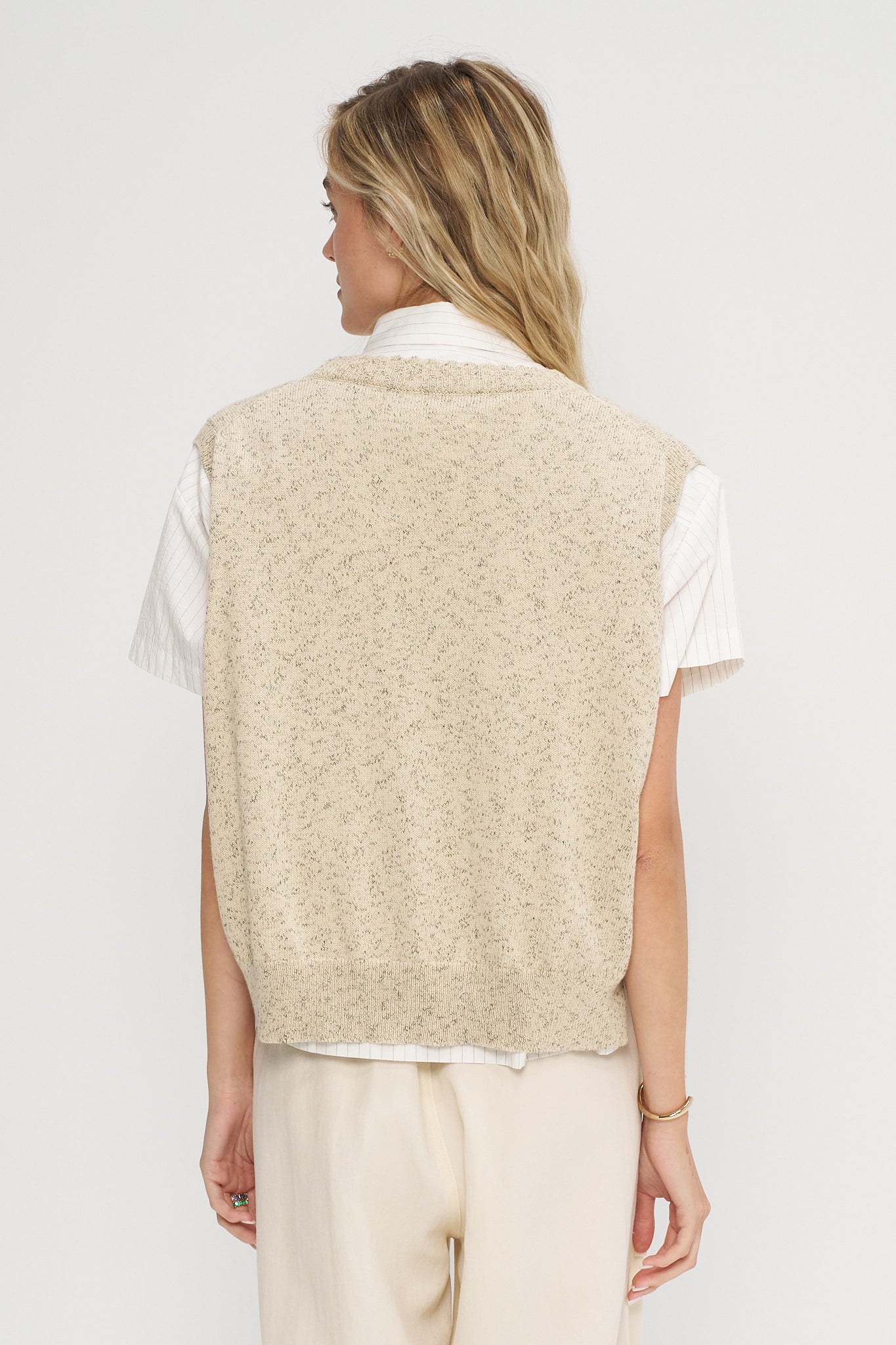 Flecked Waistcoat, Natural