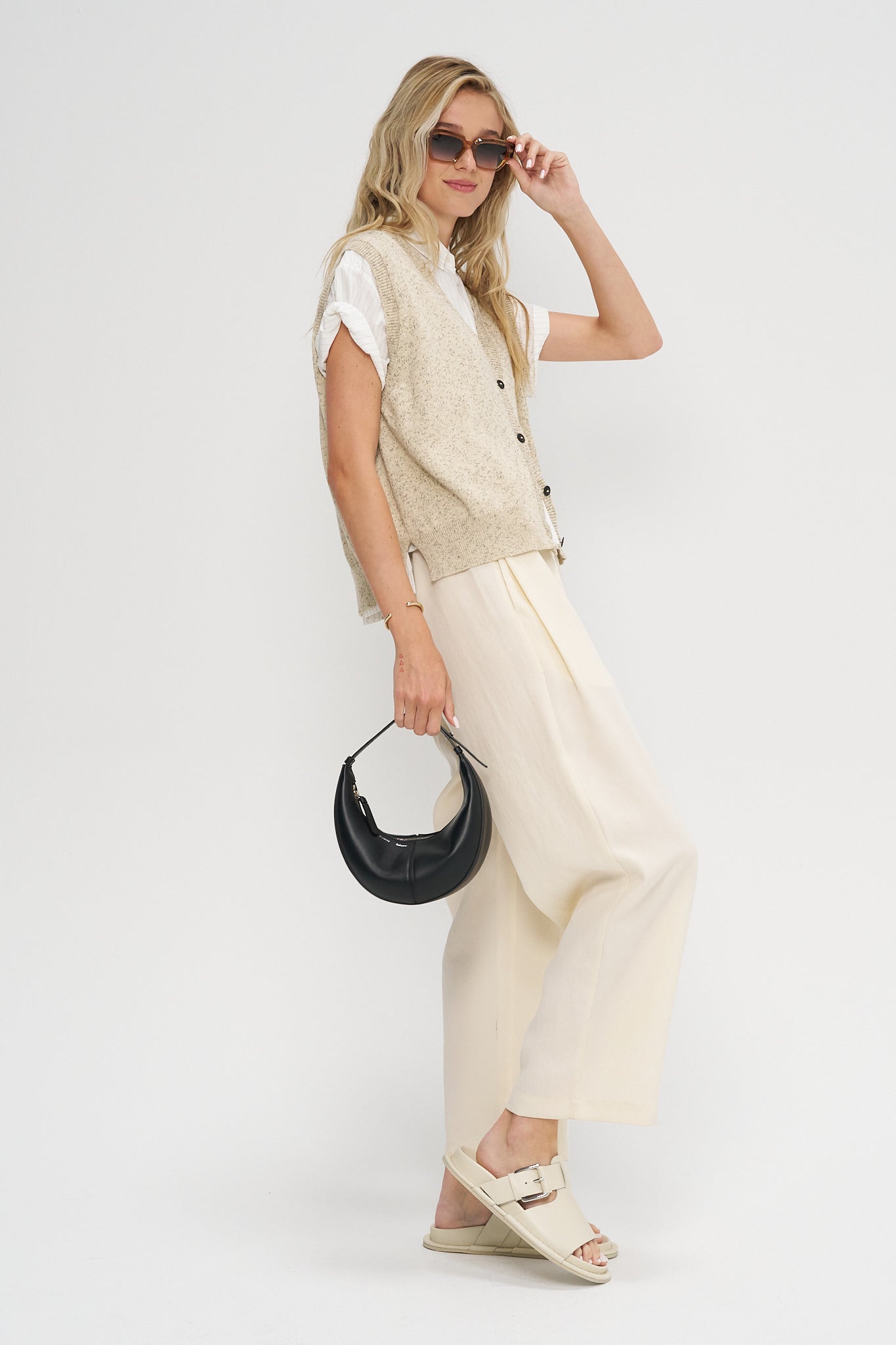 Flecked Waistcoat, Natural