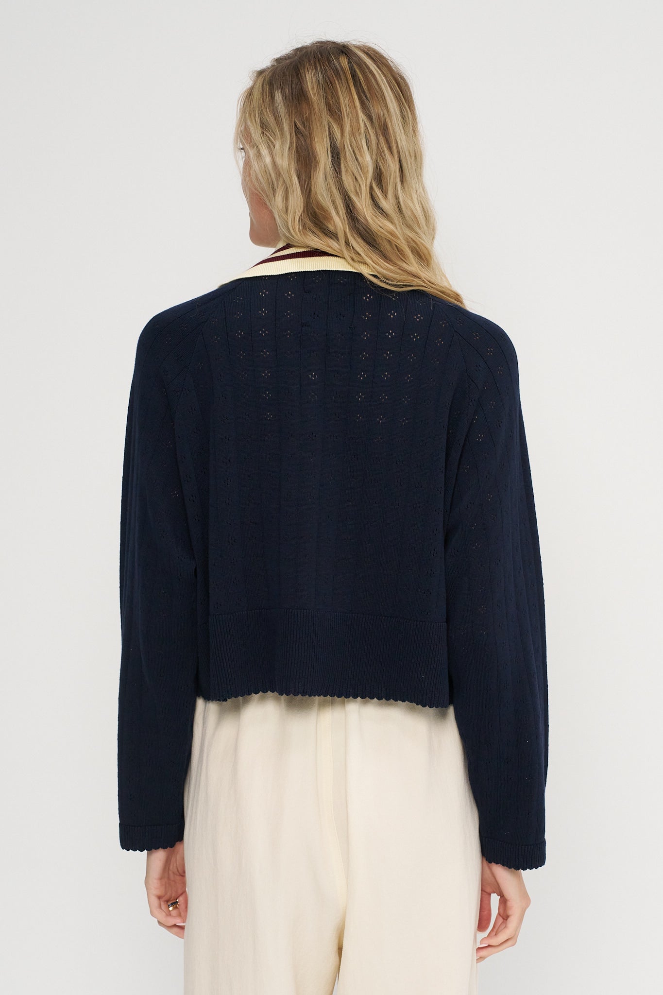 Organic Cotton Polo, Navy