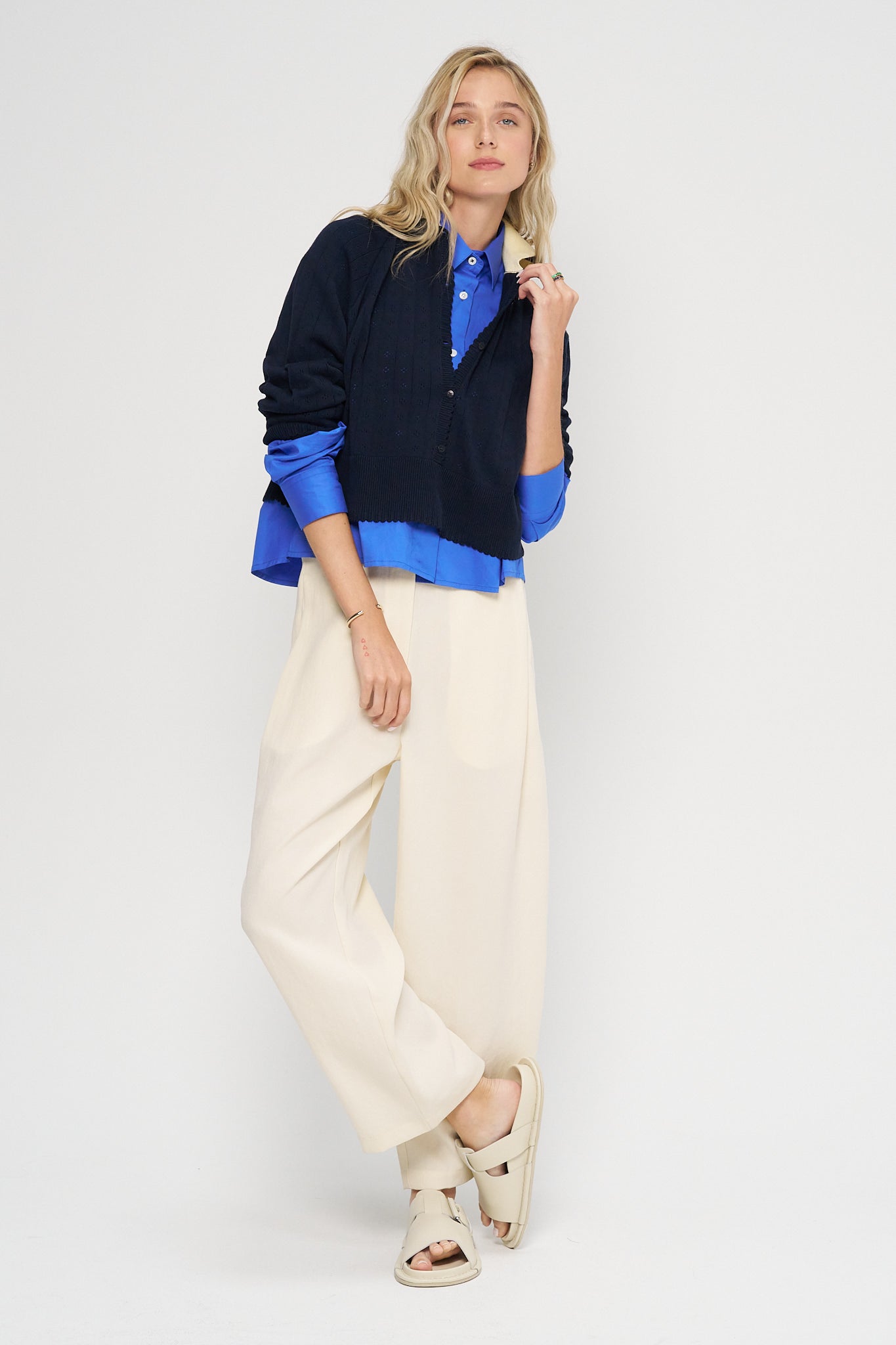 Organic Cotton Polo, Navy