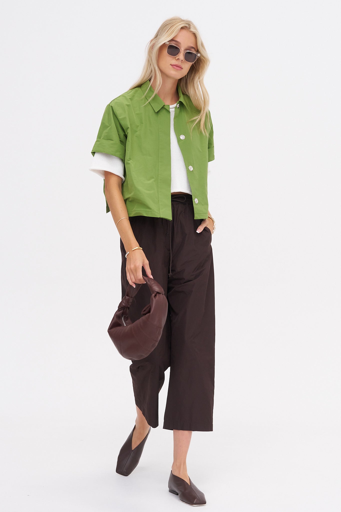 Lyla 2.0 Cropped Pant, Choco
