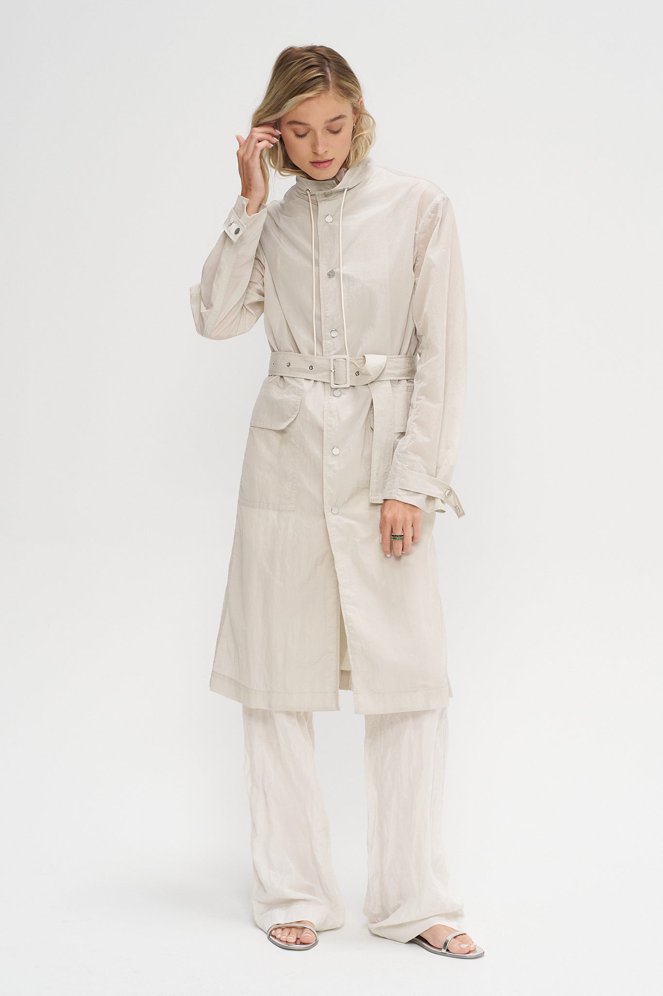 Coat, Iced Grey