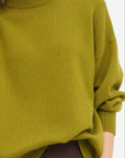 Merino Wool Oversized Sweater, Woodbine