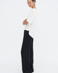 India Silk Boxy T-Shirt, Off White