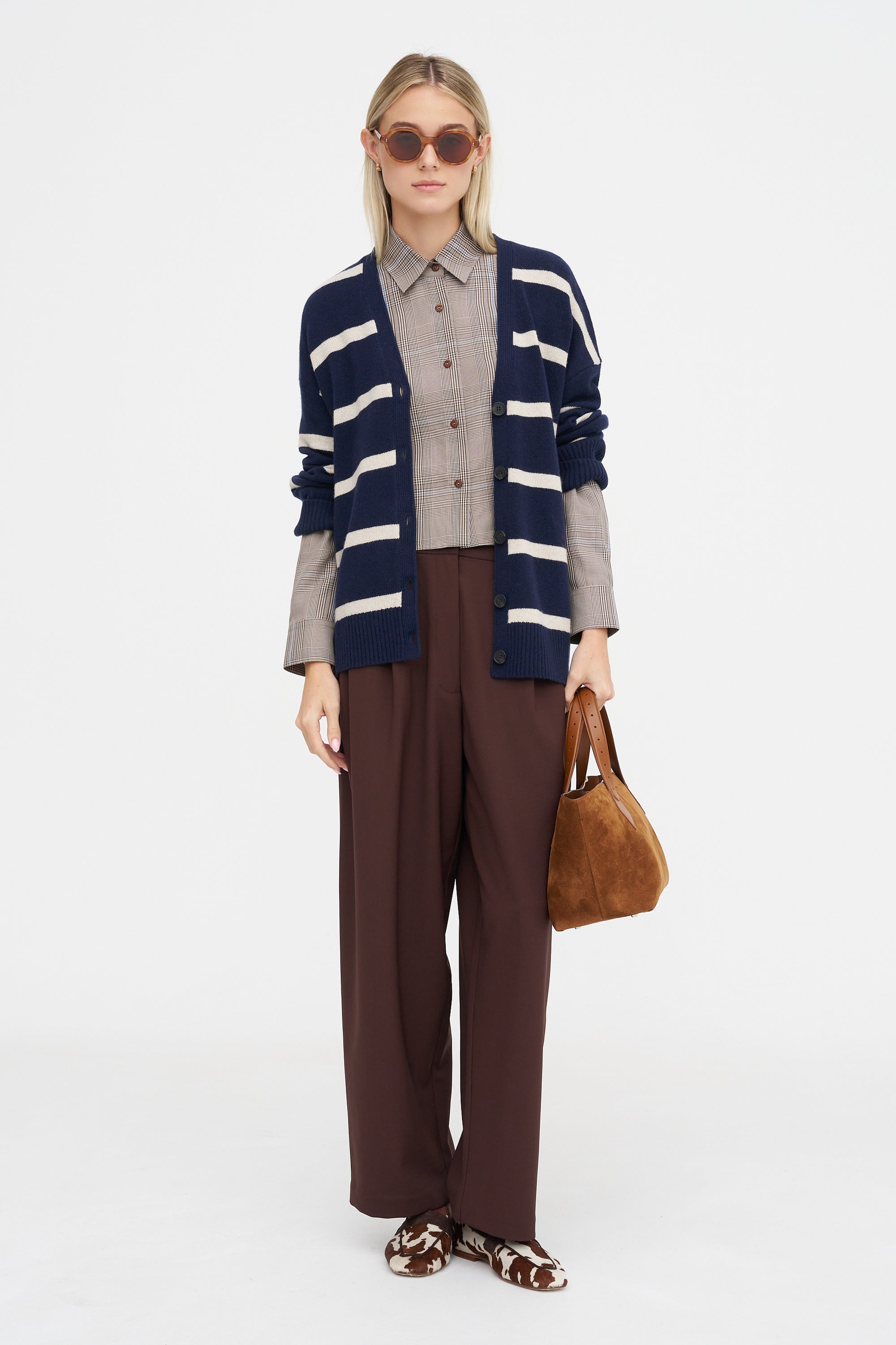 Checked Shirt, Brown