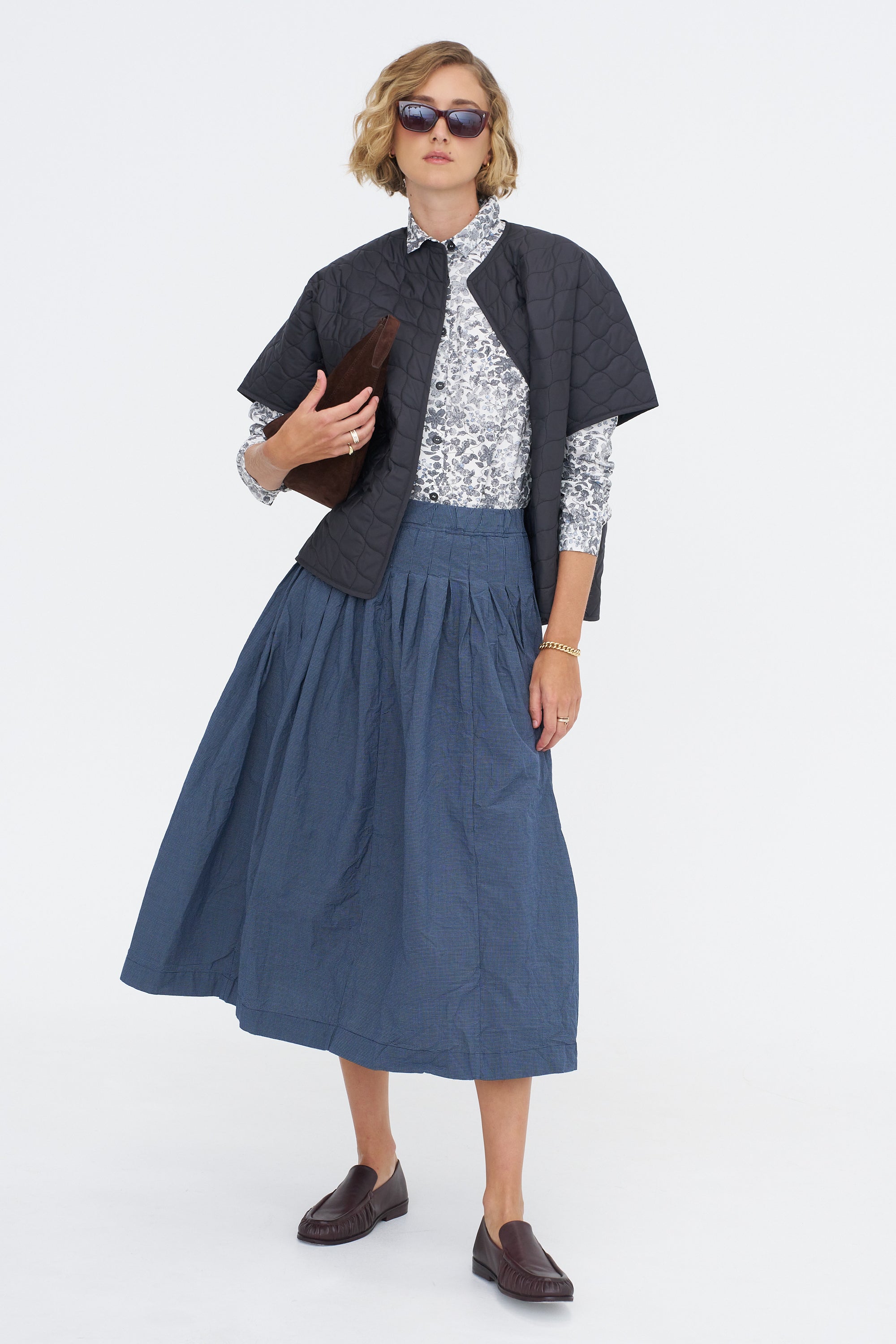 Tyrol Shirt, Bright Flower