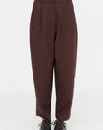 Tailored Masculine Pants, Burgundy