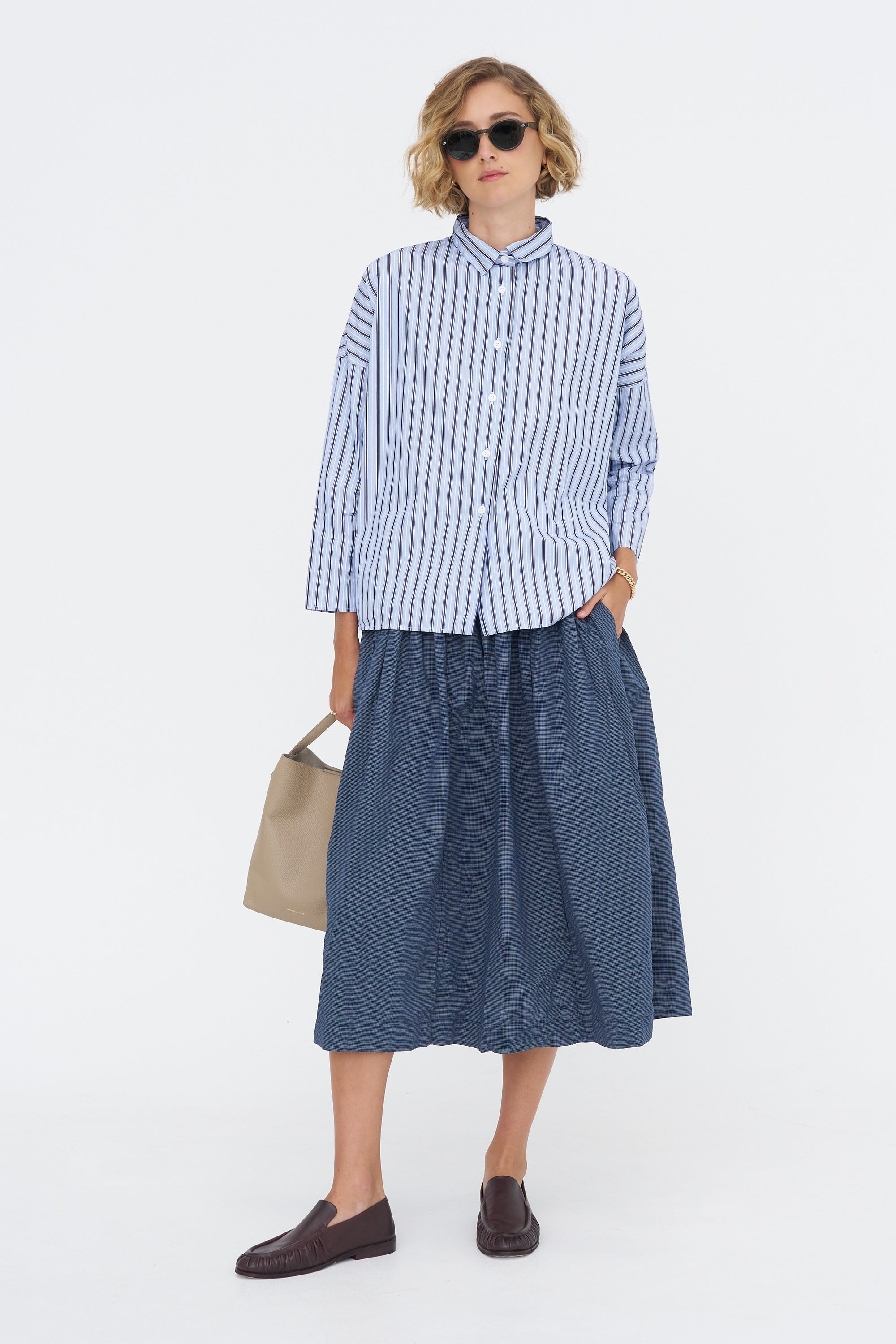 Tina Shirt, Multi Stripe