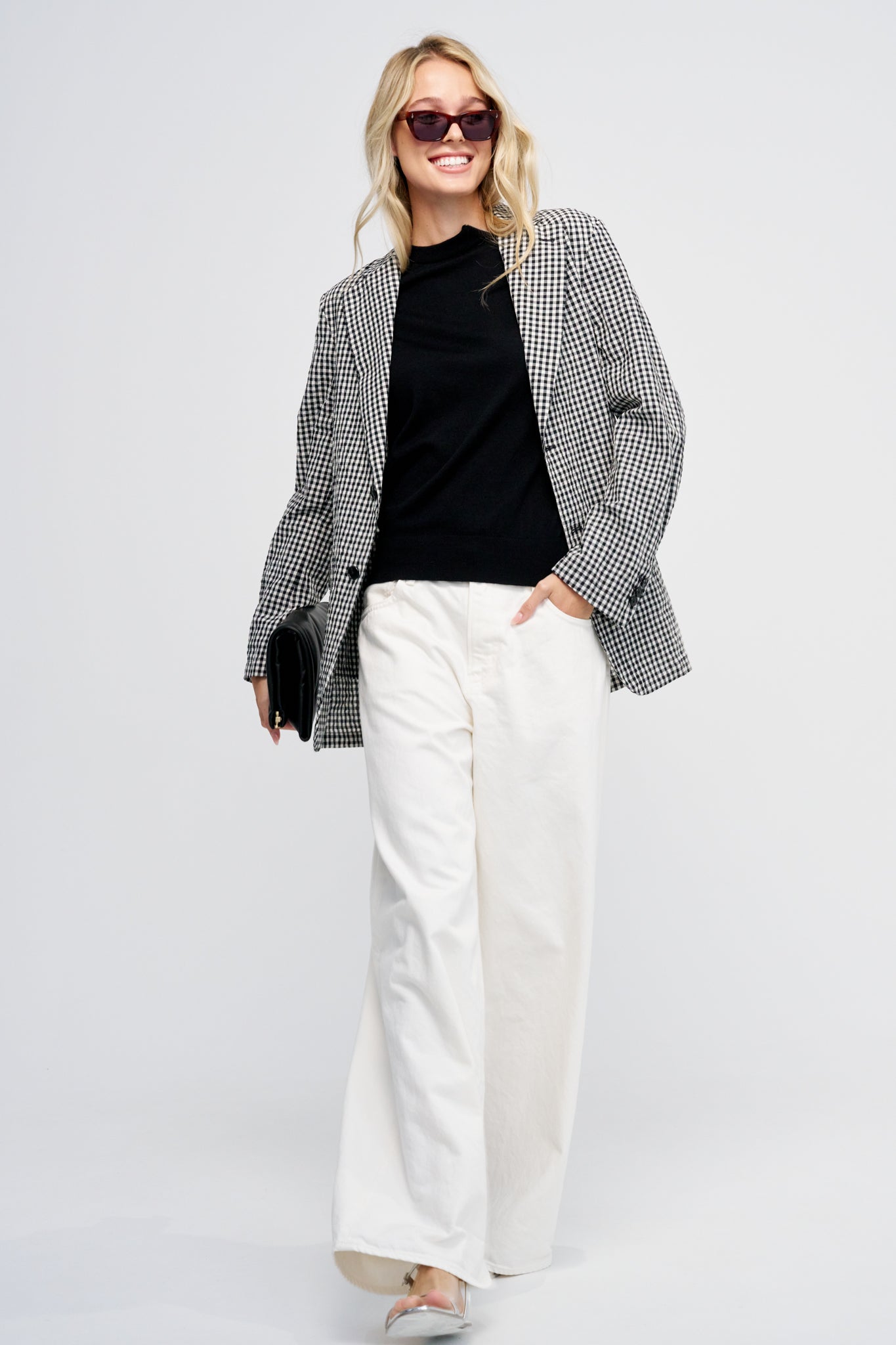 Tribeca Super Wide Pants, White