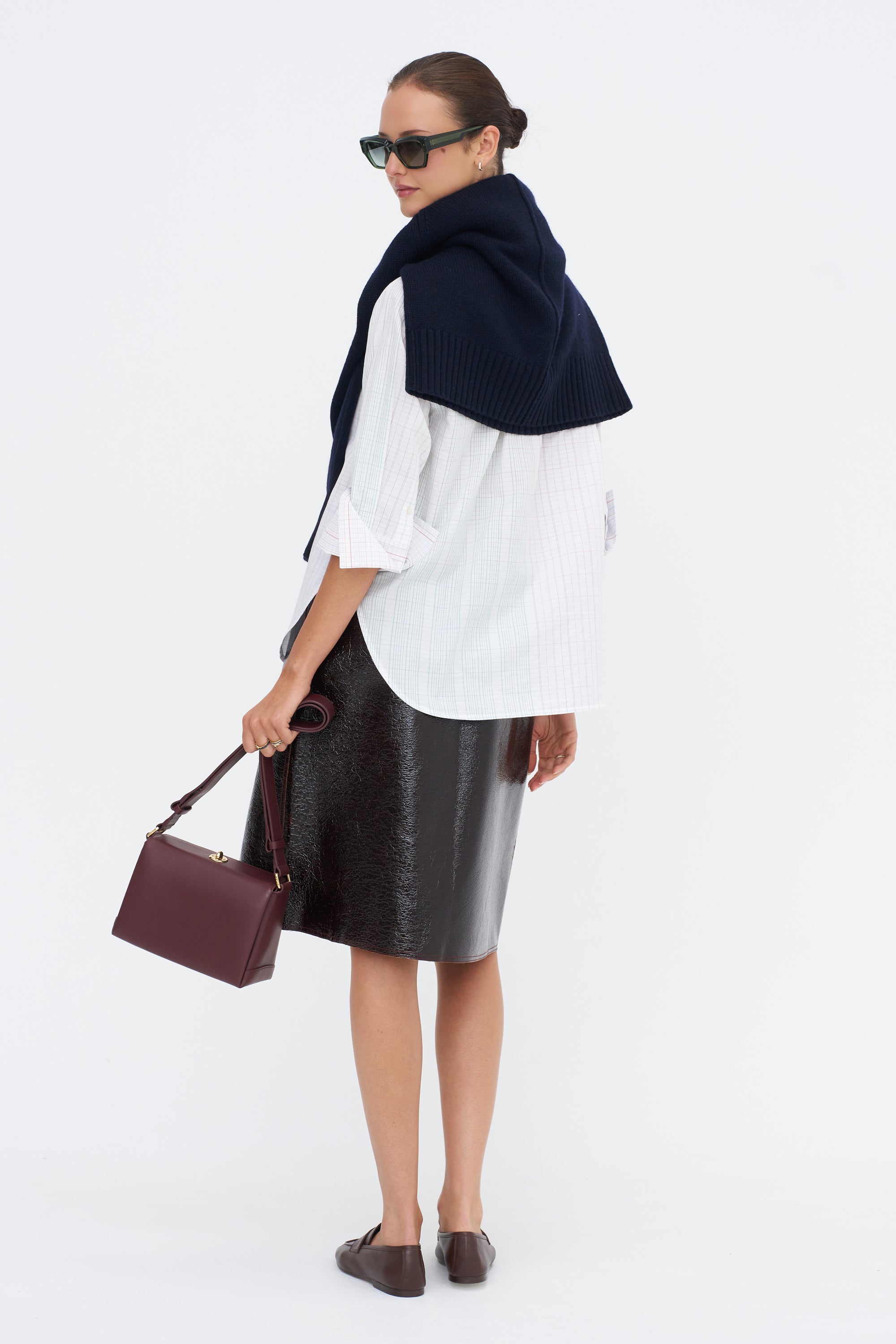 Nico Petite Shirt, Stripe Mix
