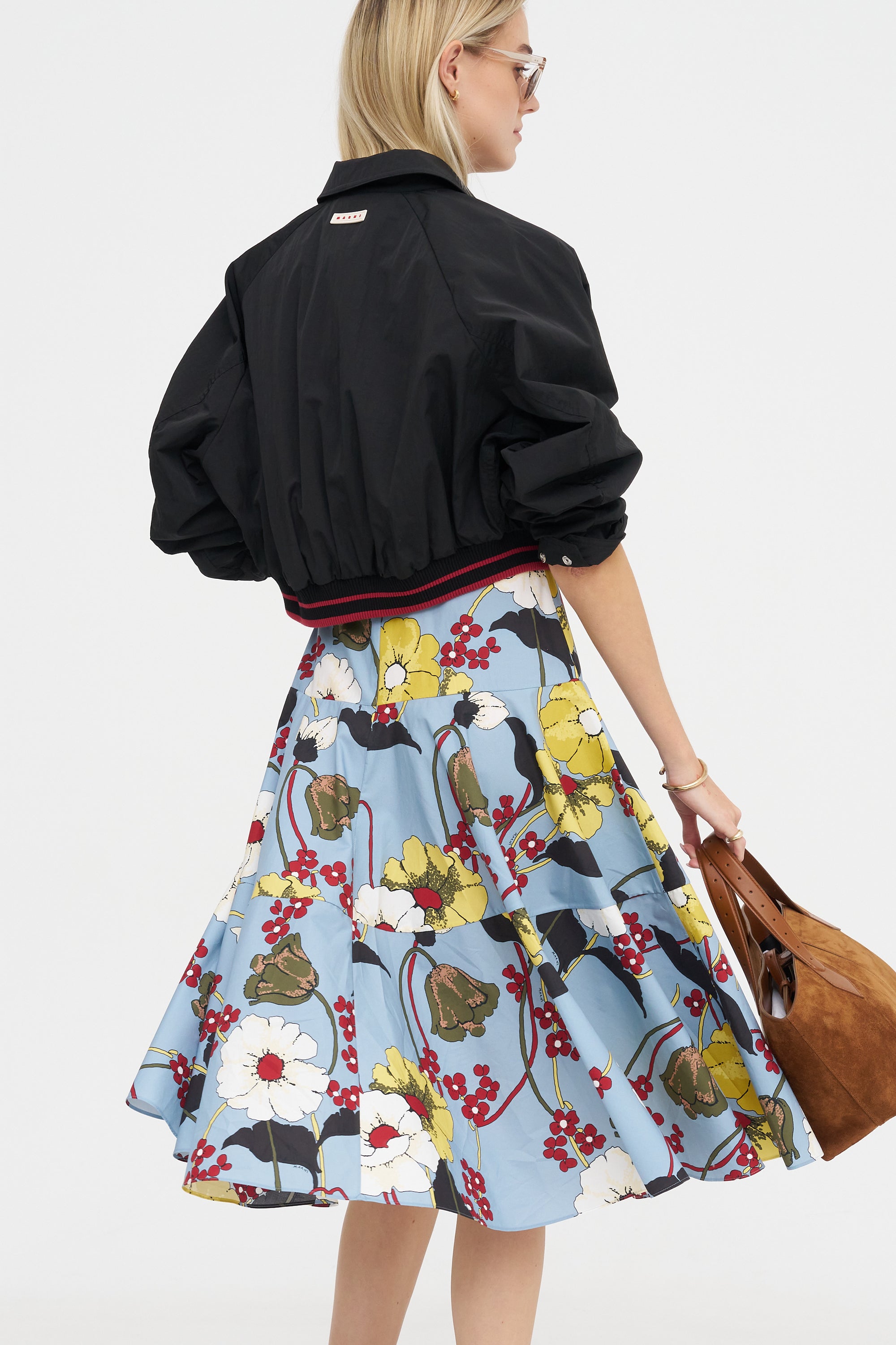 Melodia Print Dress, Sky