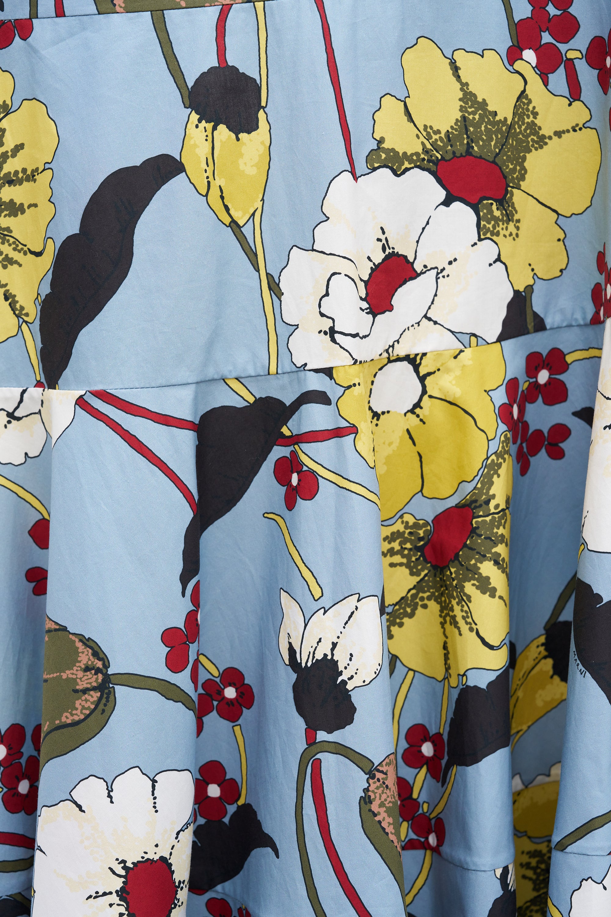 Melodia Print Dress, Sky