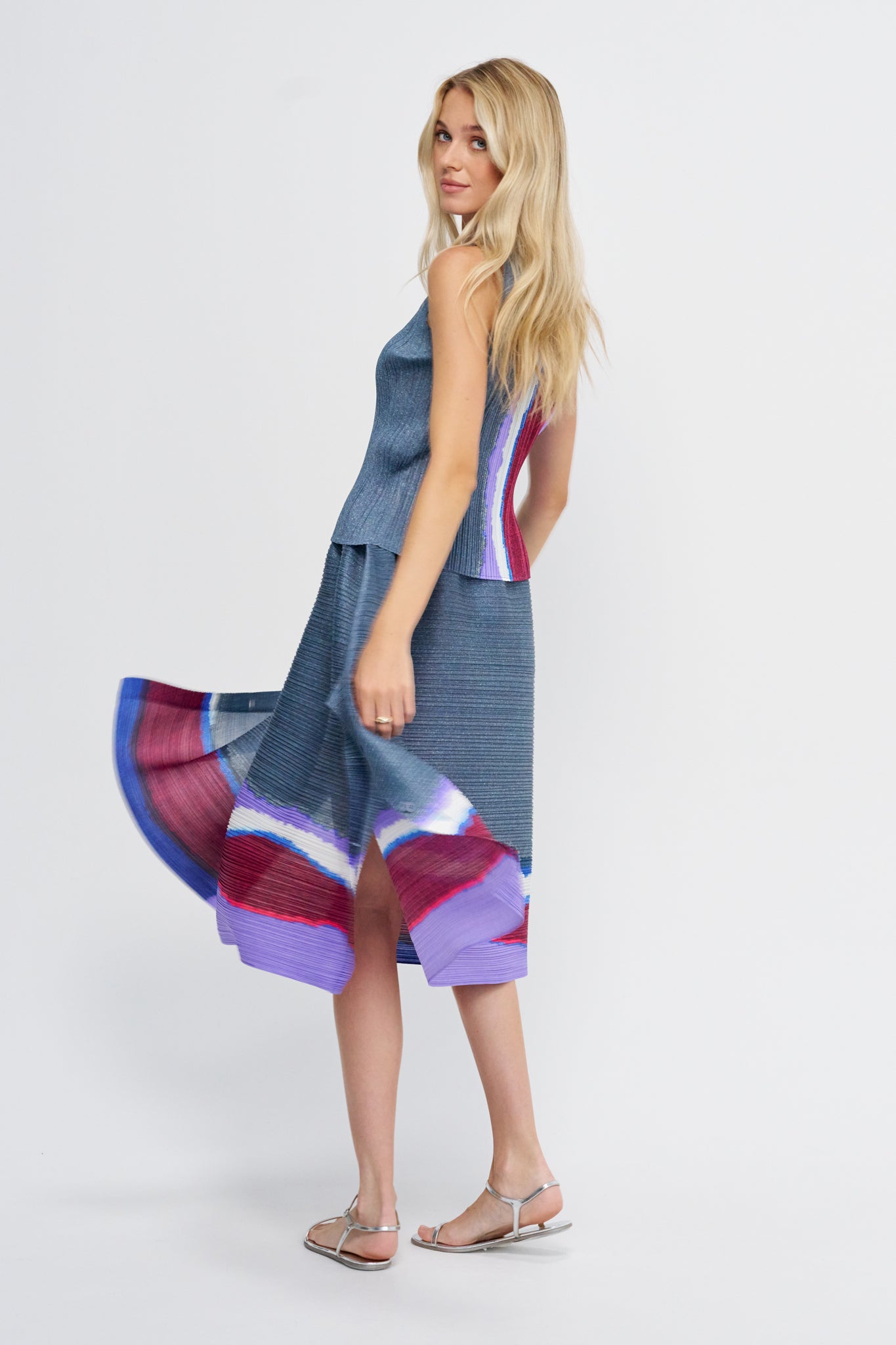 Grainy Colors, Dark Blue Gray