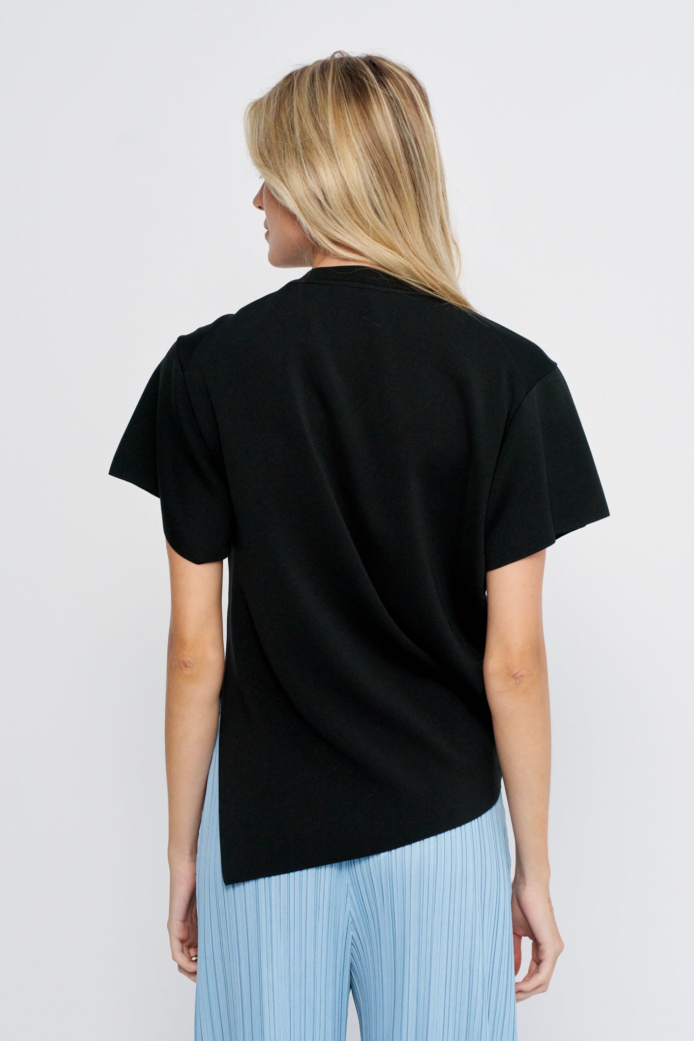 Luster Drape Knit, Black