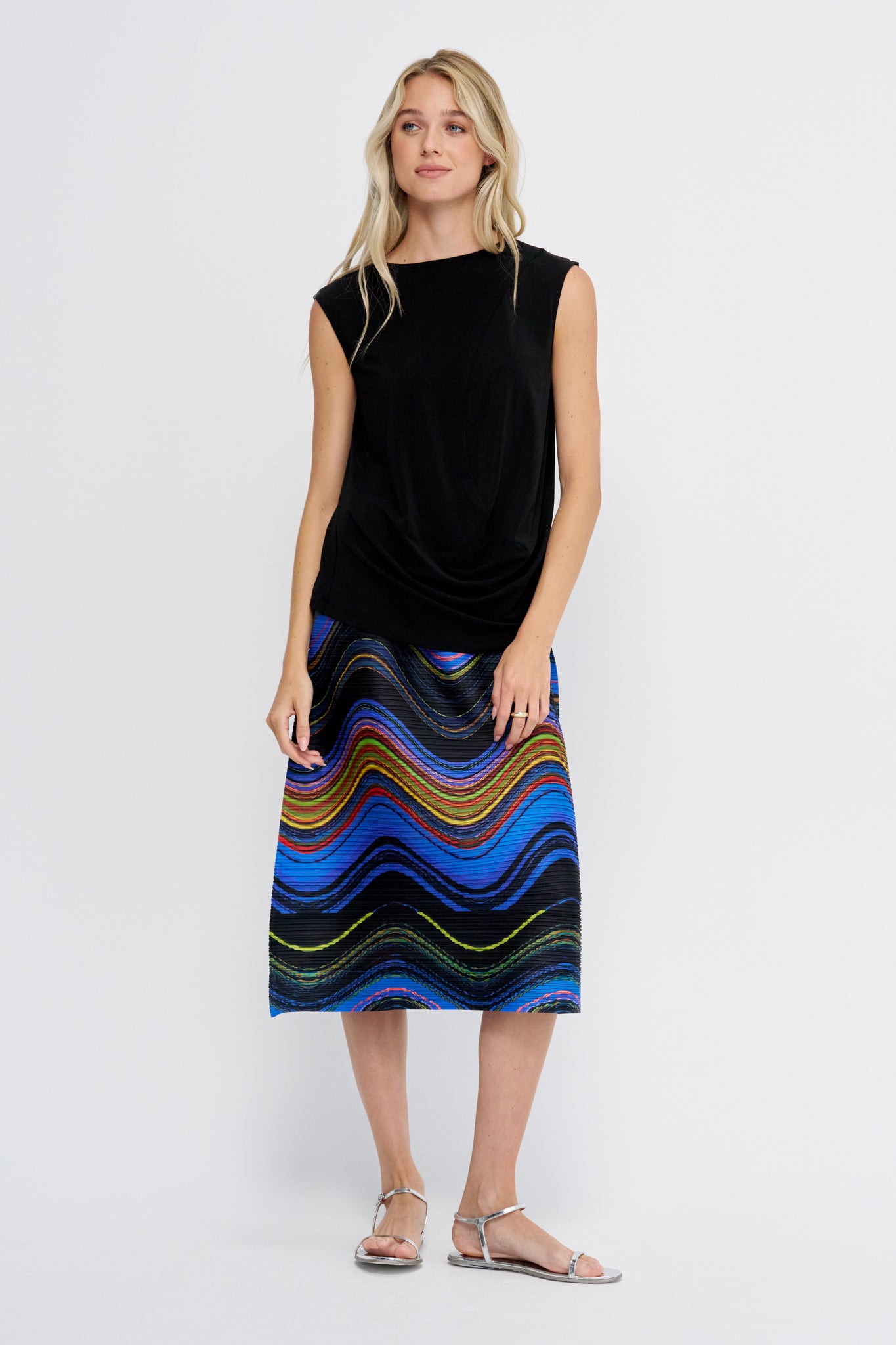 Drape Jersey-56, Black