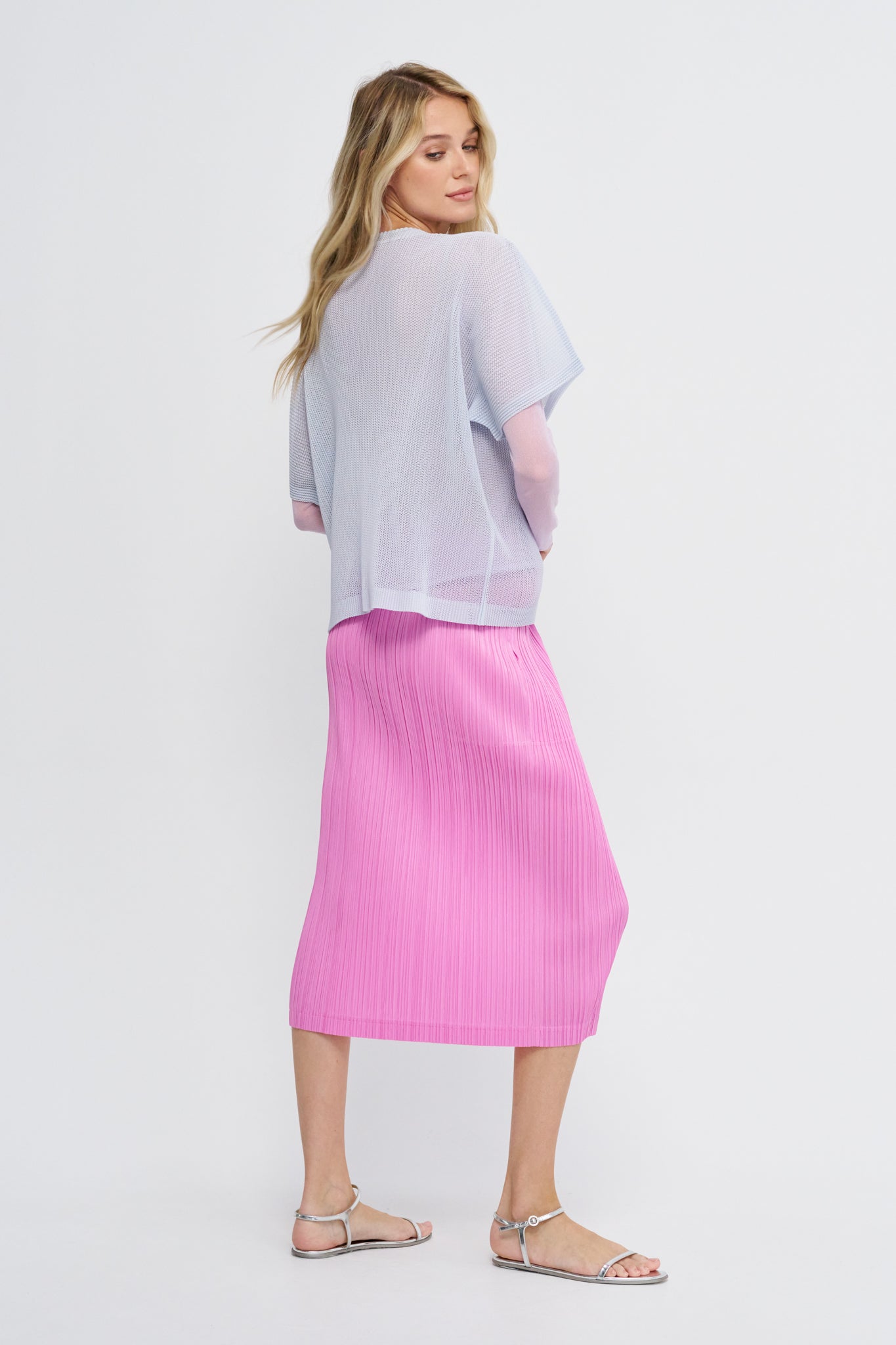 Pleats Please Issey Miyake Loop Bottoms, Pink – Kick Pleat